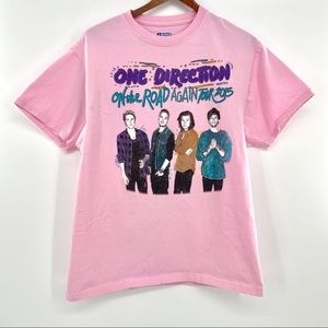 One Direction on the road again tour Band T-shirt